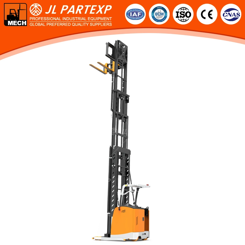 Fábrica China Nuevo Diseño Precio bajo pequeño 3 vías 2 Ton 3 Ton Reach Forklift pasillo estrecho Forklift con certificado CE