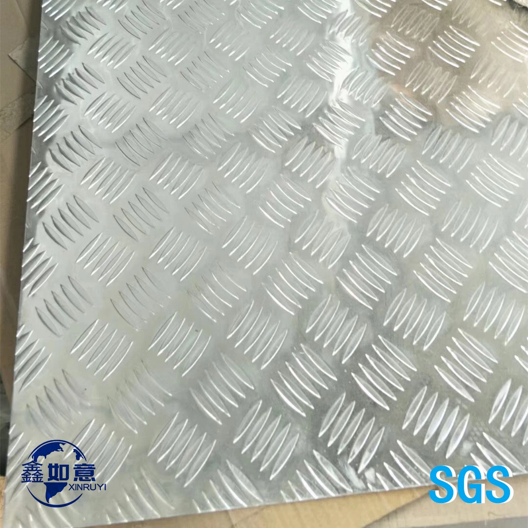 High Strength Checkered Embossed Ribbed 1060 Temper O Al99.6 Alloy Aluminum Sheet for Chemical Equipment / Electronic Devices