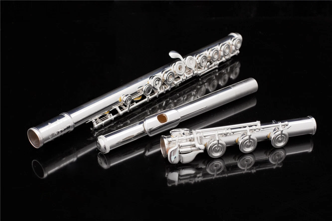 925 Solid Silver Headjoint Flute Nickel Silver Body for Middle Class OEM Manufacturer