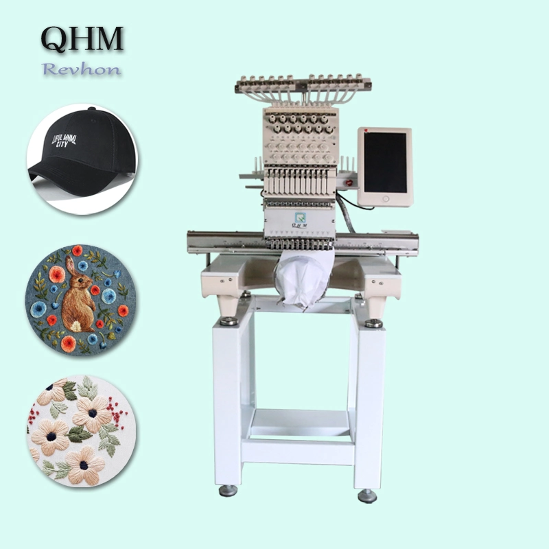 Best Commercial Computerized Flat/Hat/Shirts Embroidery Machine Sing Head Cheap Price