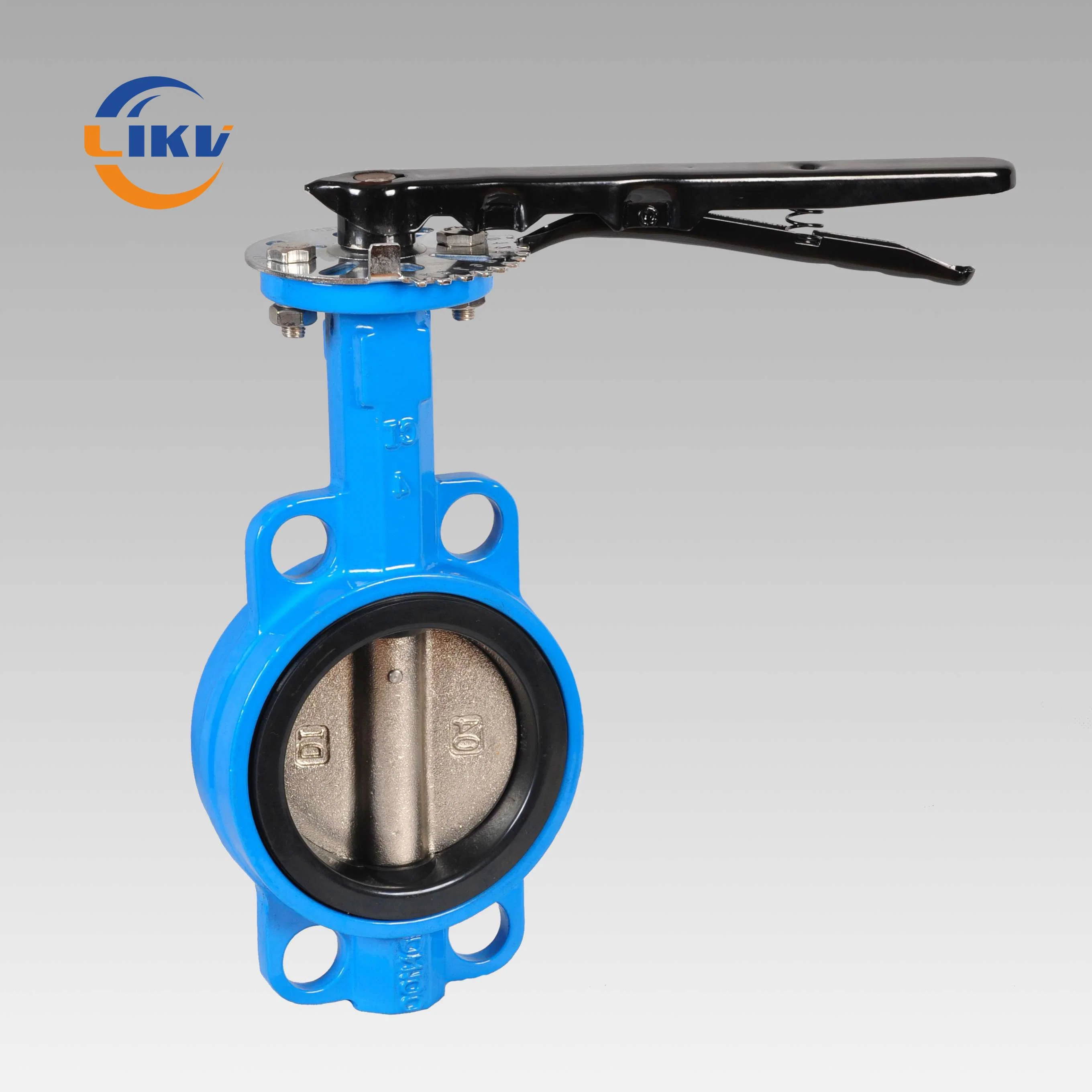 Worm Gear 4 Inch Pancake Wafer Gg25/Ggg50 Cast Iron Butterfly Valve Price List