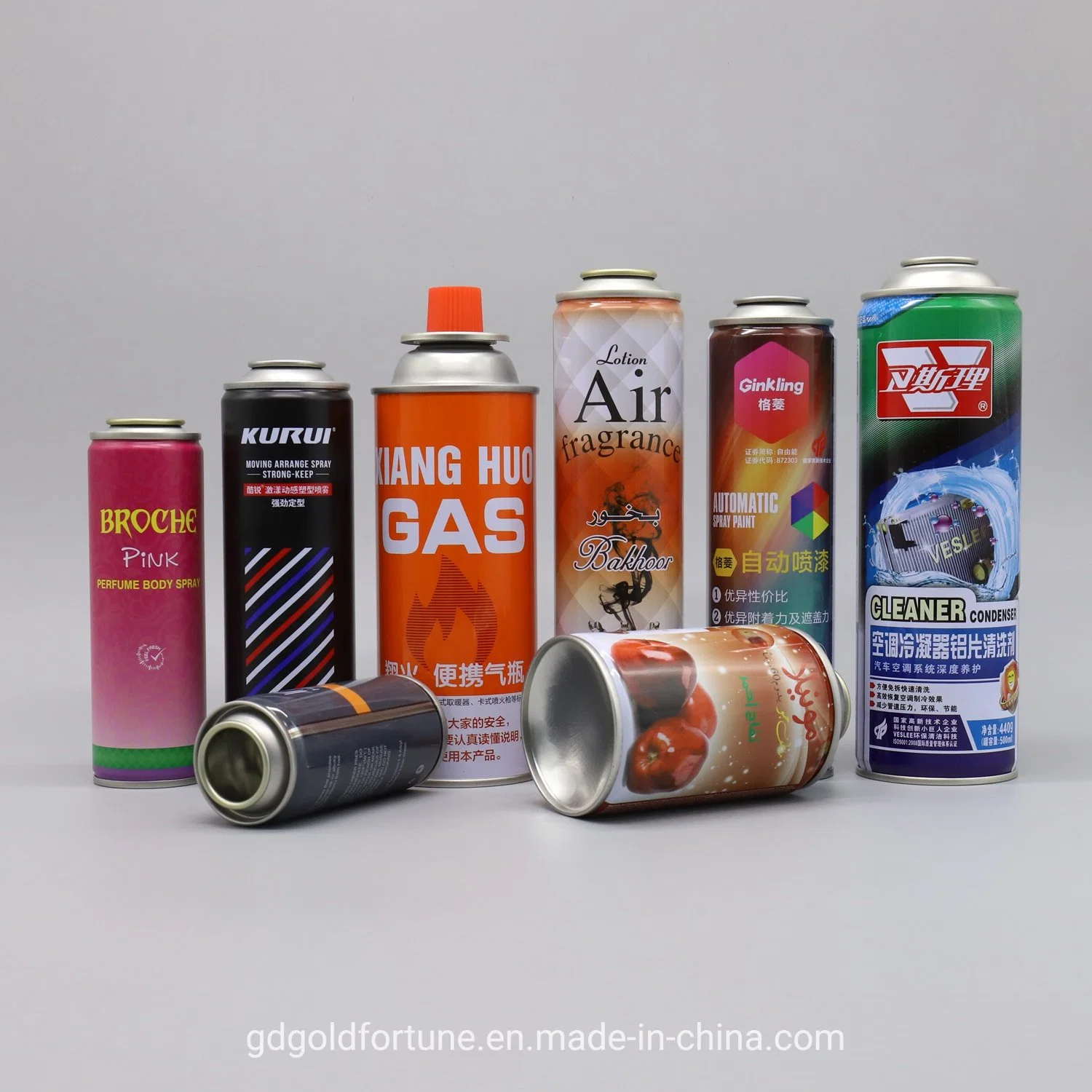 Cooking Oil Aluminium Can with Spray