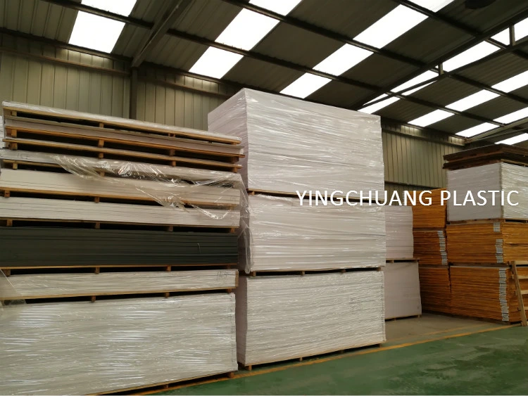 Yingchuang impresión UV 4'x8'x1/2" 8 a 10 mm de la junta de espuma de PVC Panel PVC láminas de plástico