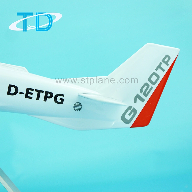 Modelo de avión de la luz Grob G 120tp modelo de avión de escritorio