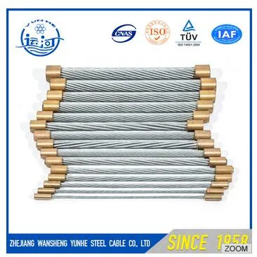 Factory Outlet 1*3 6.4mm High Tensile Strength Galvanized Steel Wire Strand