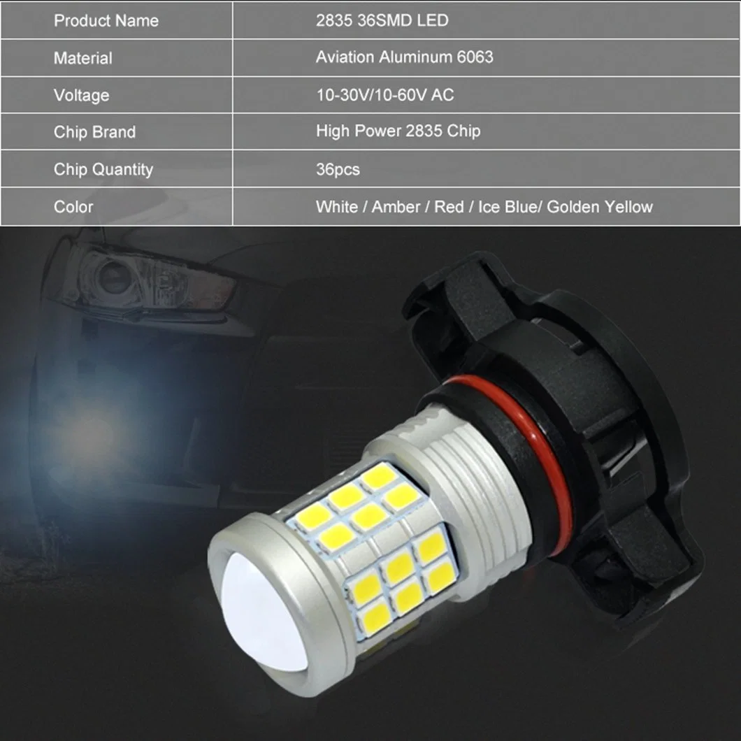 G-View V36 3200lm 2835 chip SMD para Ford Figo Fog LED da luz do automóvel