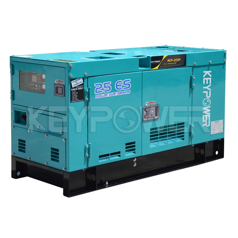 Groupe électrogène diesel insonorisé de 20 kVA, 30 kVA, 40 kVA, 50 kVA, 60 kVA, 80 kVA, 100 kVA, 200 kVA alimenté par un moteur Perkins de 50 kW