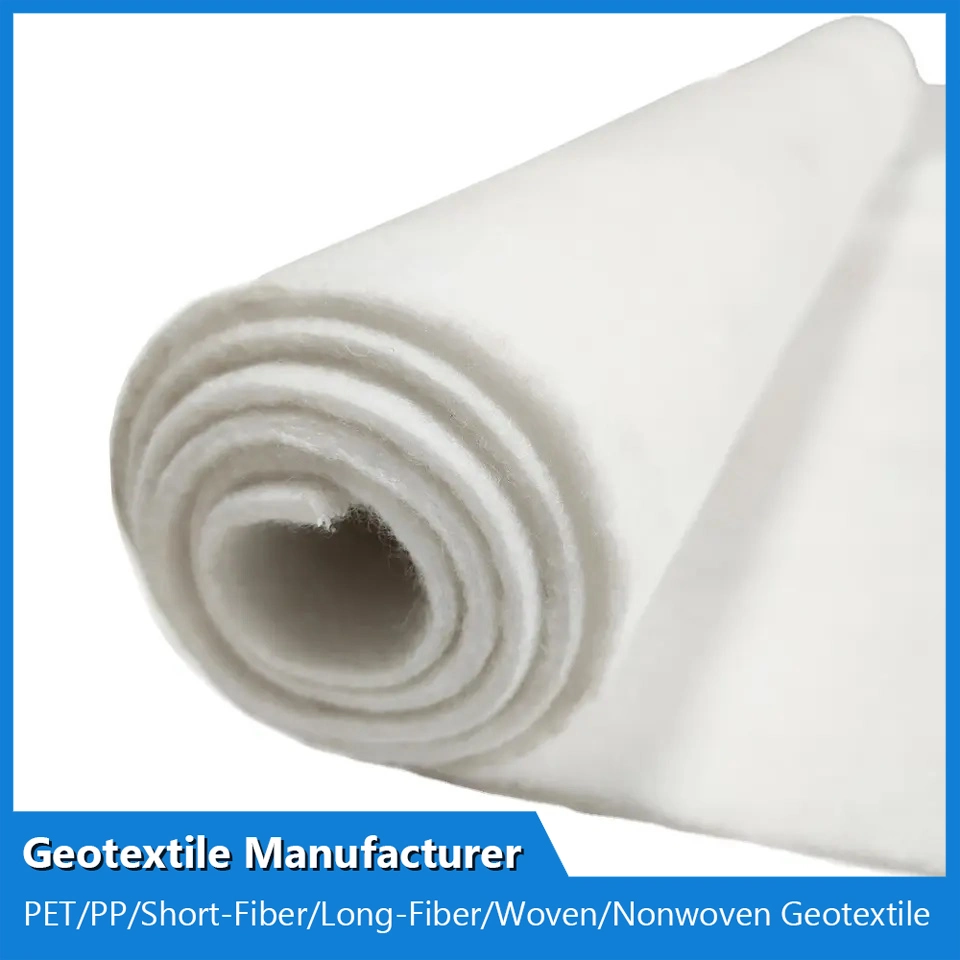 PP Polypropylene Filament/Long Fiber Non Woven Geotextile Manufacturer for Ecological Slope Protection and Greening Maintenance