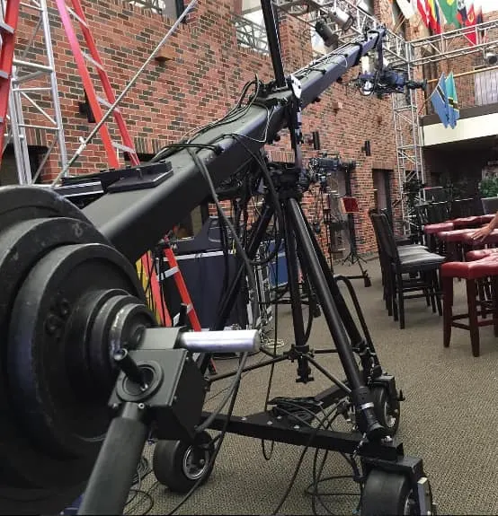 Jimmy Jib Jib Cámara Triángulo Super Plus 3 ruedas modelo de venta