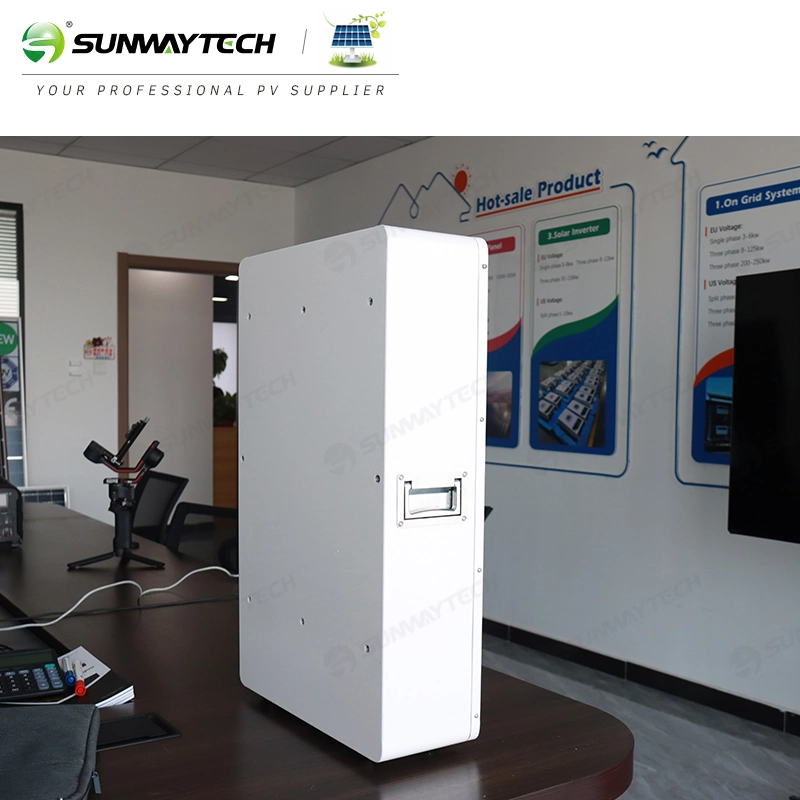 Sunway 5kw 10KW recargable BMS almacenamiento de energía de ion litio solar Batería 18650 10kwh Precio para sistema Solar