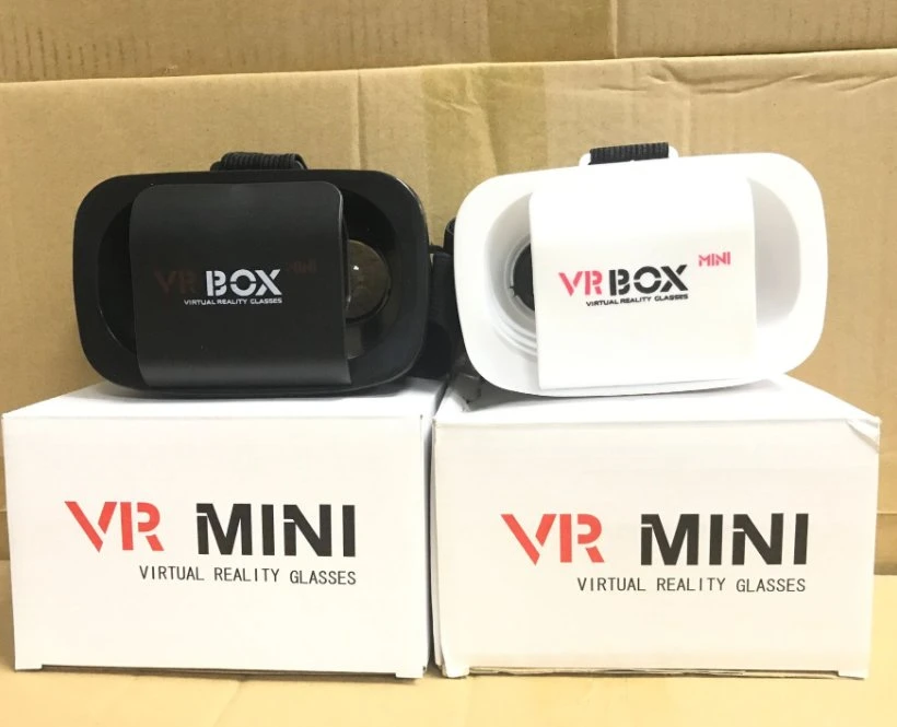 Mini Vr Glasses Playing Games Watching HD 3D Virtual Reality Glasses Box