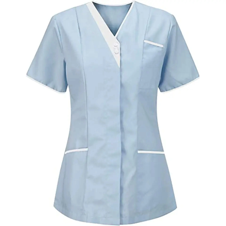 Atacado de alta qualidade Vendedor quente Nurse &amp; médico Scrubworkwear médico Mangas curtas