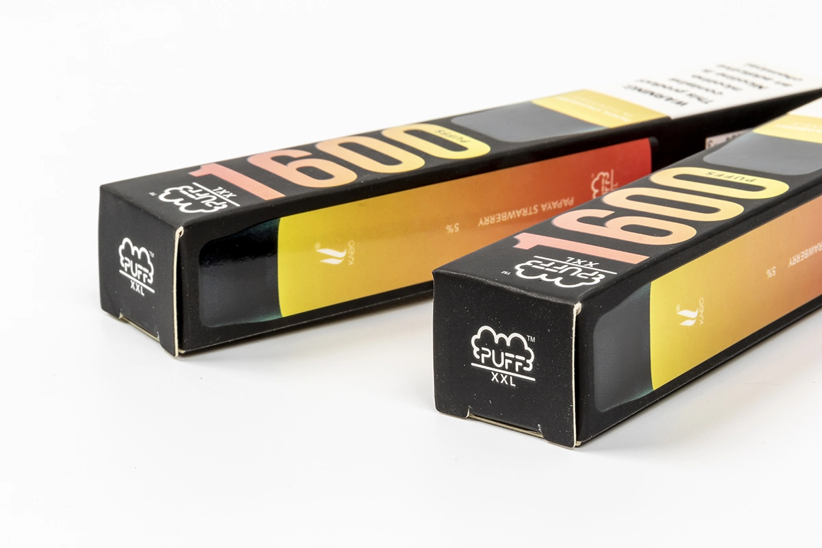 Diseño personalizado de lujo en caja de cartón de cigarrillos