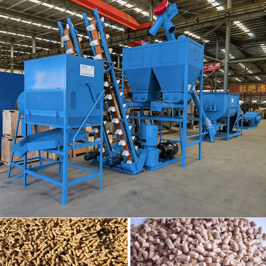1000kg/H Avicultura máquina de elaboración de pellets de pollo ganado de oveja Máquina Pelletizer de alimento de ganado de vaca de caballo
