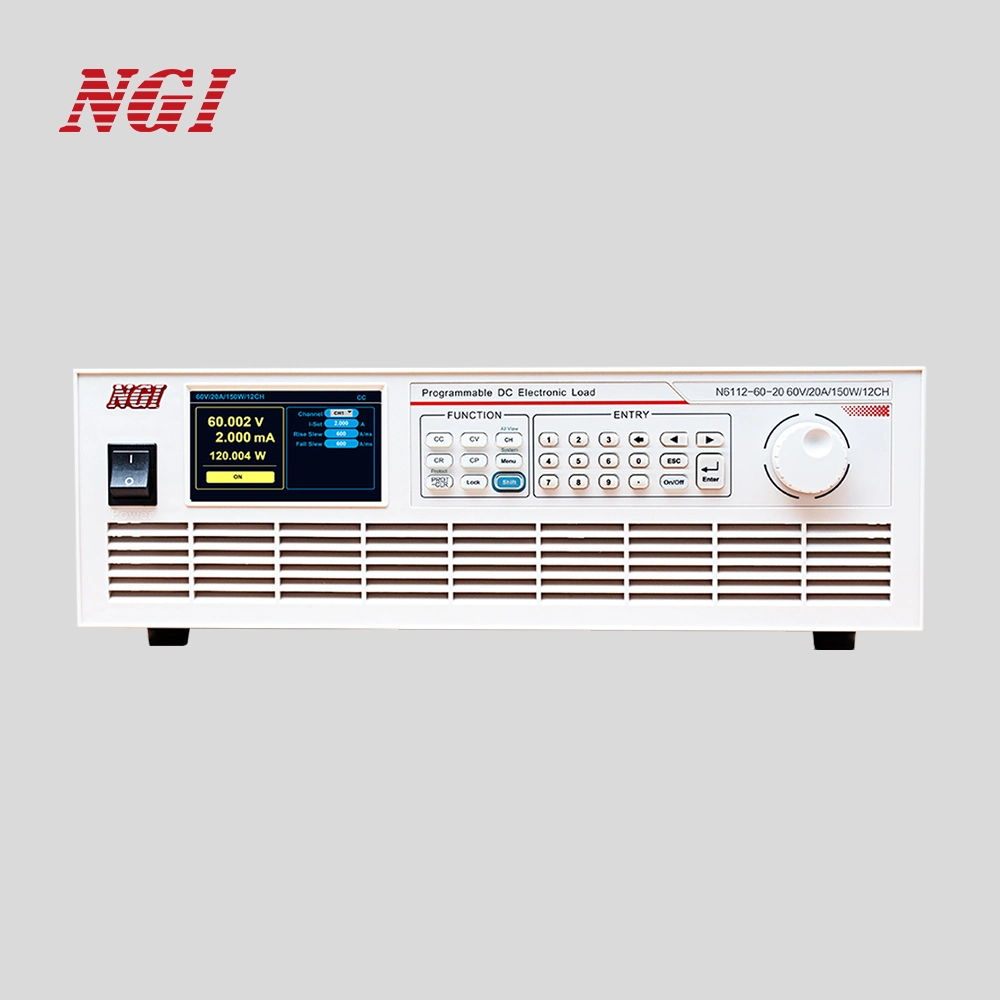 120V 20A 150W Multi Channel Programmable DC Electronic Load