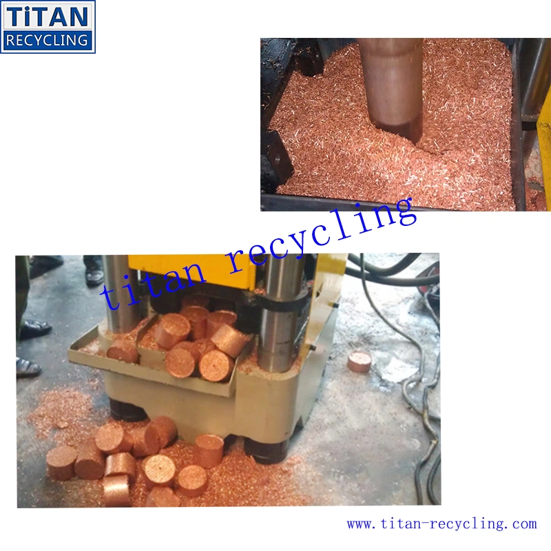 Brass Borings Briquette Making Machine with Hydraulic Drive