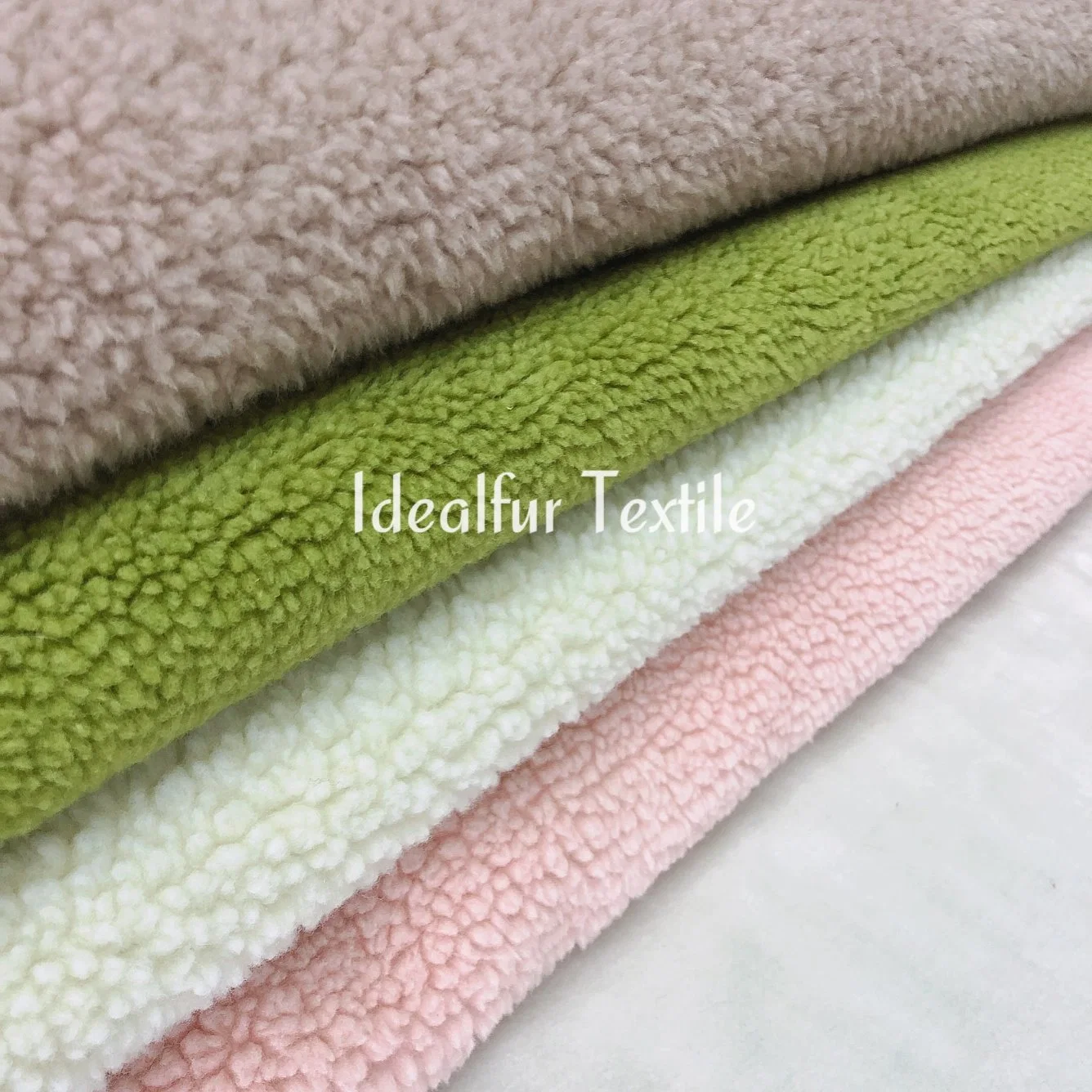 Solid Color Imitation Lambs Wool/Faux Sheep Fur/Granules Plush