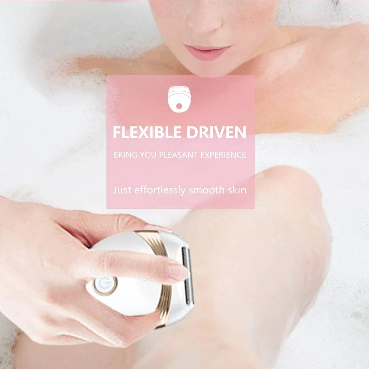 Rechargeable Lady Hair Removal Shaver for Women Electric Bikini Trimmer L Shaving Machine