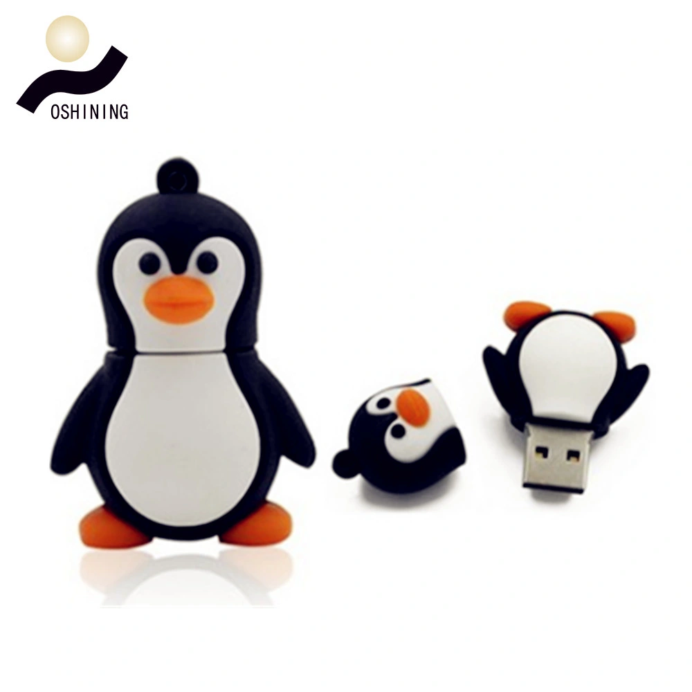 Neuheit Geschenk USB Stick Custom Pinguin Cartoon USB Flash Pen ANTRIEB 1GB-128GB (PVC-CT802)