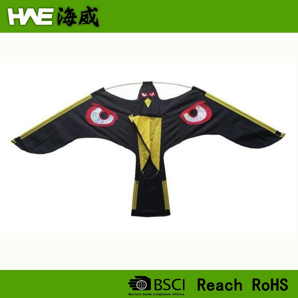 Flying Hawk Kite with Reflective Eyes Bird Repeller