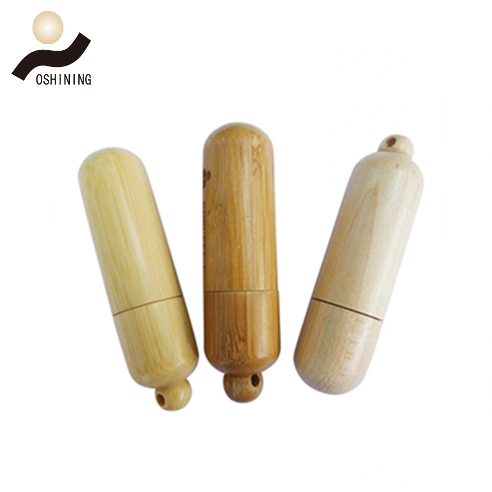 Bamboo USB Flash Drive Customized Wood Pen Drives (USB-WD304)