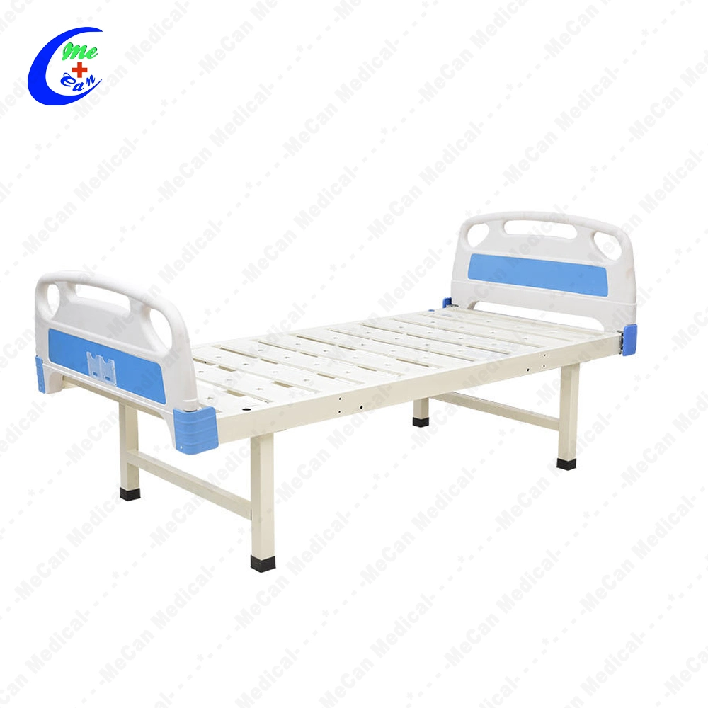 OEM Flat Manual Medical for Sale Philippines Hospital Bed with IV Pole