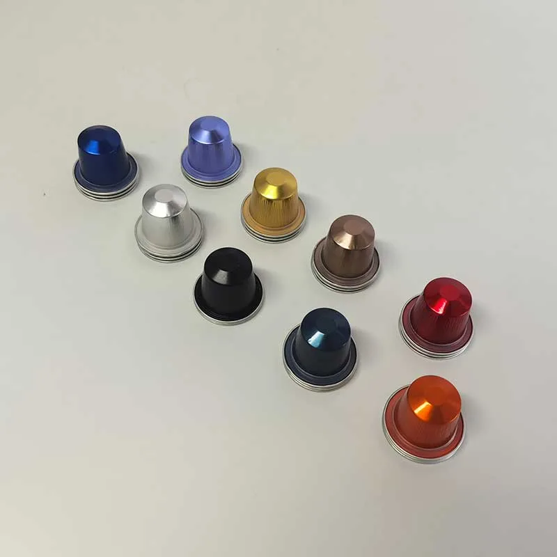 Aluminum Foil Coffee Capsules for Nespresso Wit Lid