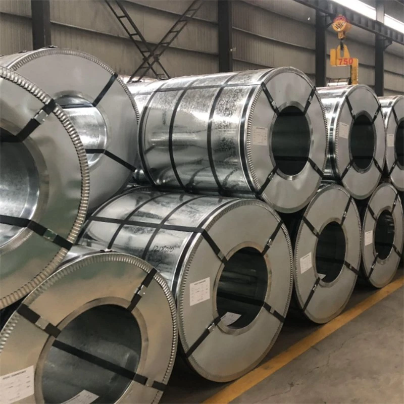 Precio directo de fábrica de tamaño estándar de laminación en frío caliente de la bobina de galvanizado en caliente de acero prebarnizado cruce de la bobina de acero galvanizado