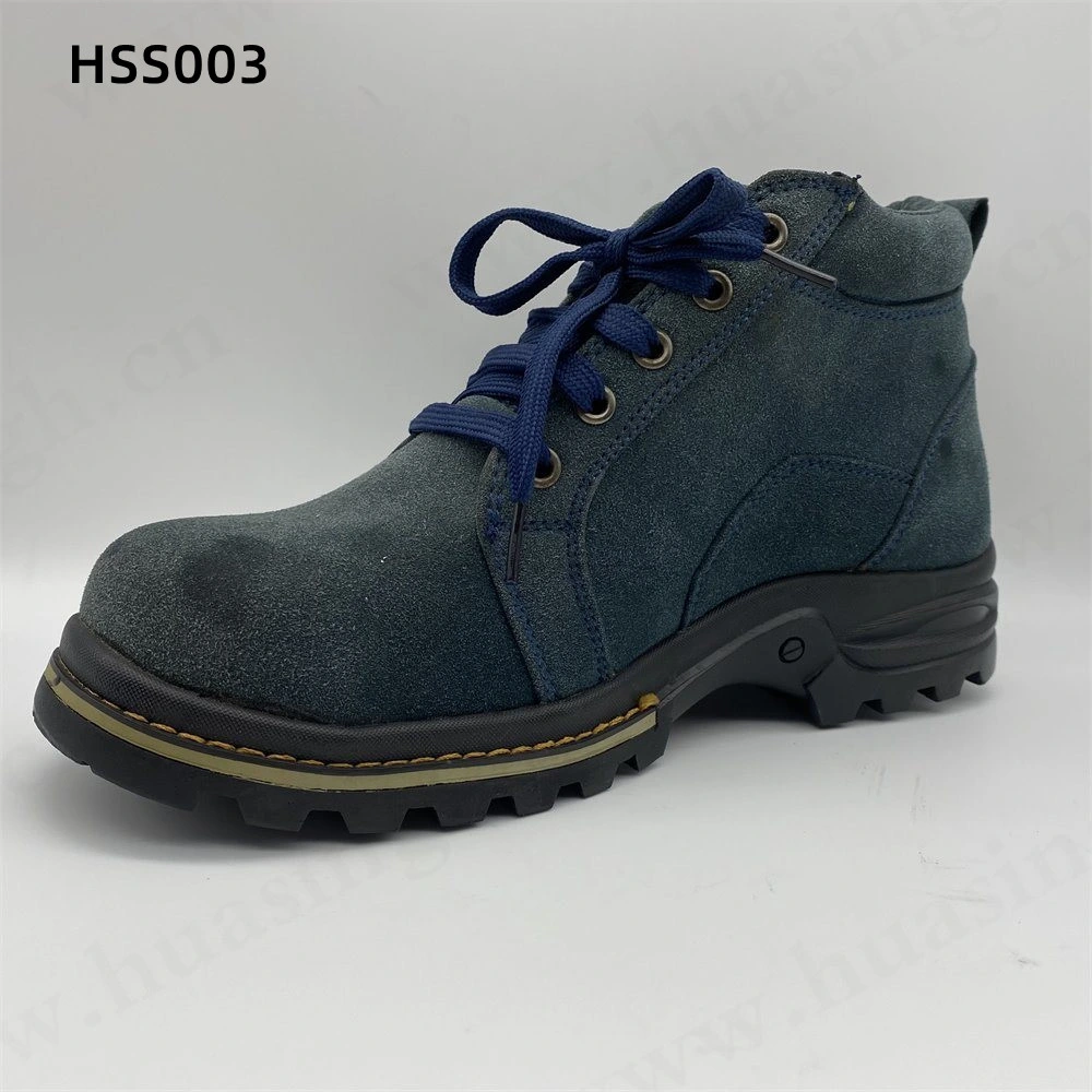 Lxg, Hot Selling Smash-Proof Anti-Hit Blue Athletic Safety Shoe Cushioning Puncture Resistant Sport Safety Boot HSS003