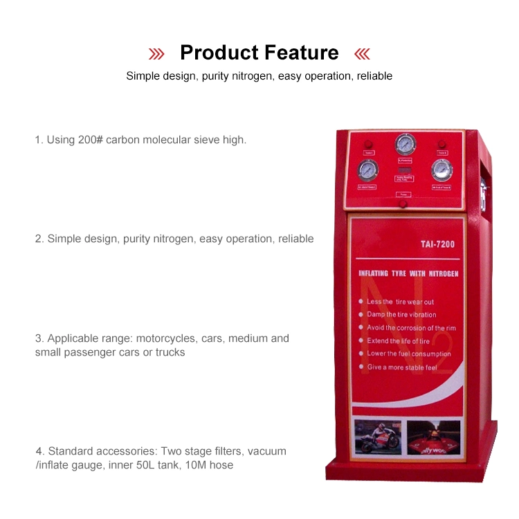 Vehicle Tire Use Nitrogen Generator/Full-Automatic Intelligent Digital Nitrogen Generator