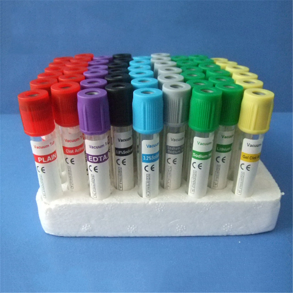 Vacuum Blood Tube Medical Disposable Vacuum Blood Sample Collection Tube