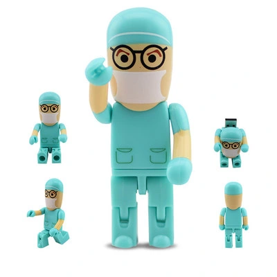 Le plastique Médecin Infirmière lecteur Flash USB Pen Drive Robot Memory Stick™ USB 2.0 3.0