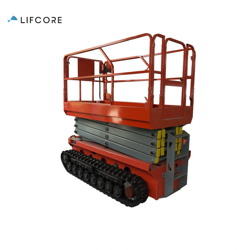 Hydraulic Self-Propelled Crawler Tracked Scissor Lift for Rent Sale