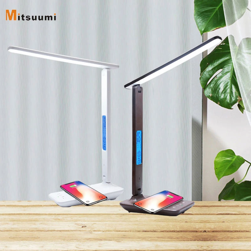 Morden Eye Caring Protection Desk Lamp with Wireless Charging