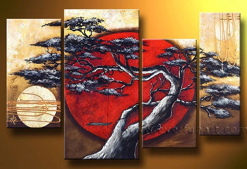 Modern Handmade Canvas Art Work Landscape Oil Painting (LA4-005)