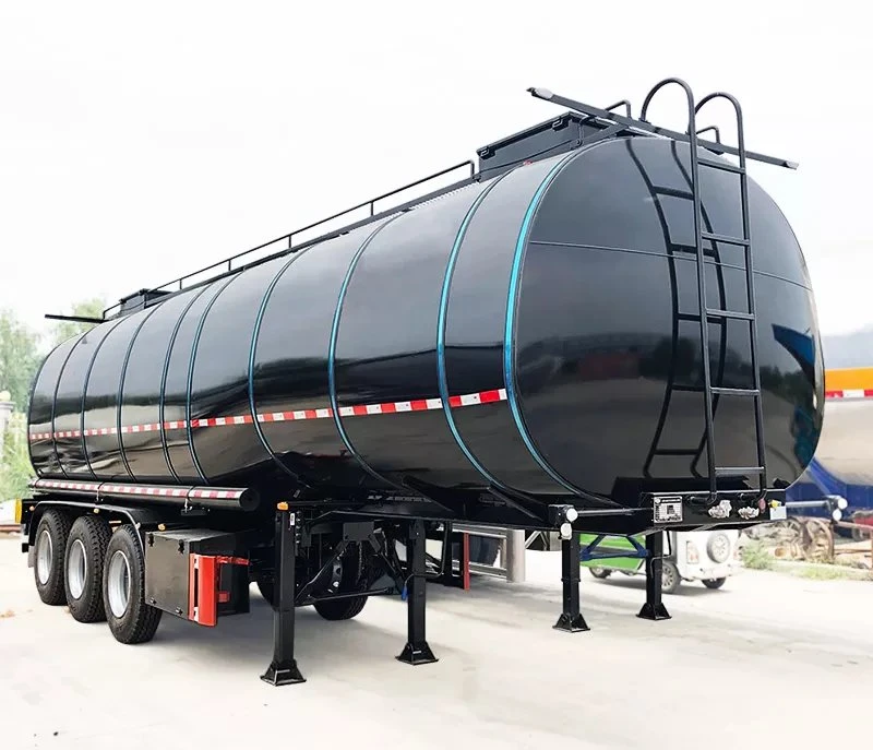 1m3- 12m3 Bitumen Transportation Tanker Asphalt Transportation Tank Trailers Oil Fuel Cement Gasoline Tanker Water Tanker with Pump for Sale in Mali