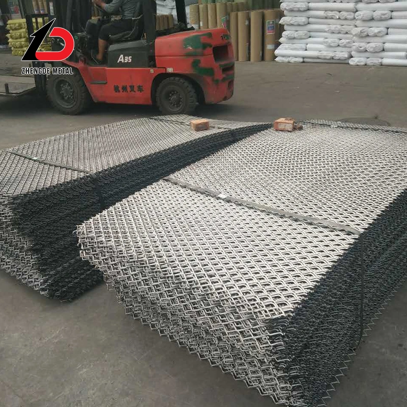 Para pasillo de techo Plataforma de seguridad Metal galvanizado Expanded Metal Malla Diamond malla metálica expandida