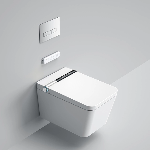 Beautiful Chaozhou Toilet Wc Ceramic Smart Intelligent Wall Hung Toilet