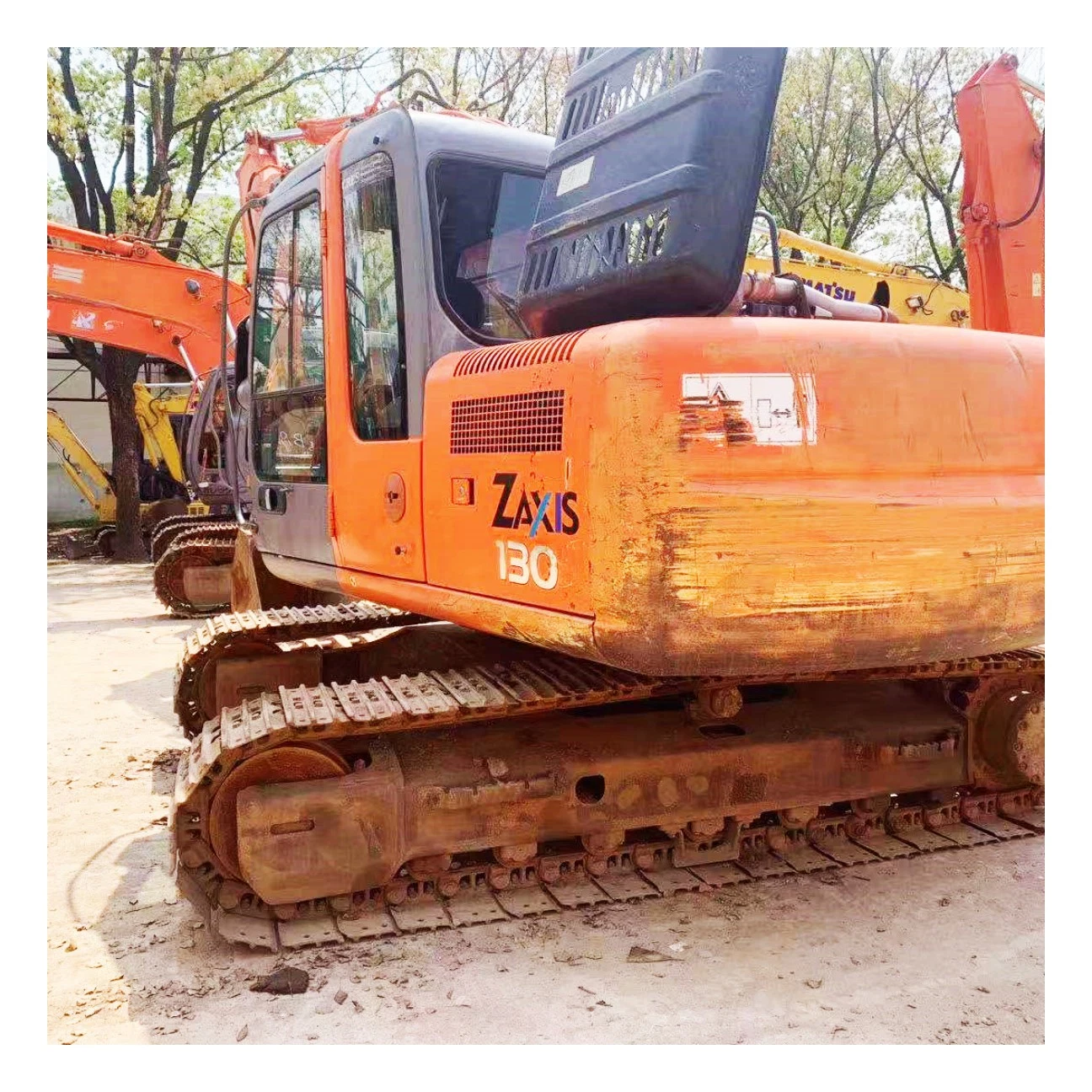 Hitachi Zx130-6 gebrauchte Bagger Original-Farbe 13 Tonnen Medium Raupenbagger Baumaschinen Zx120