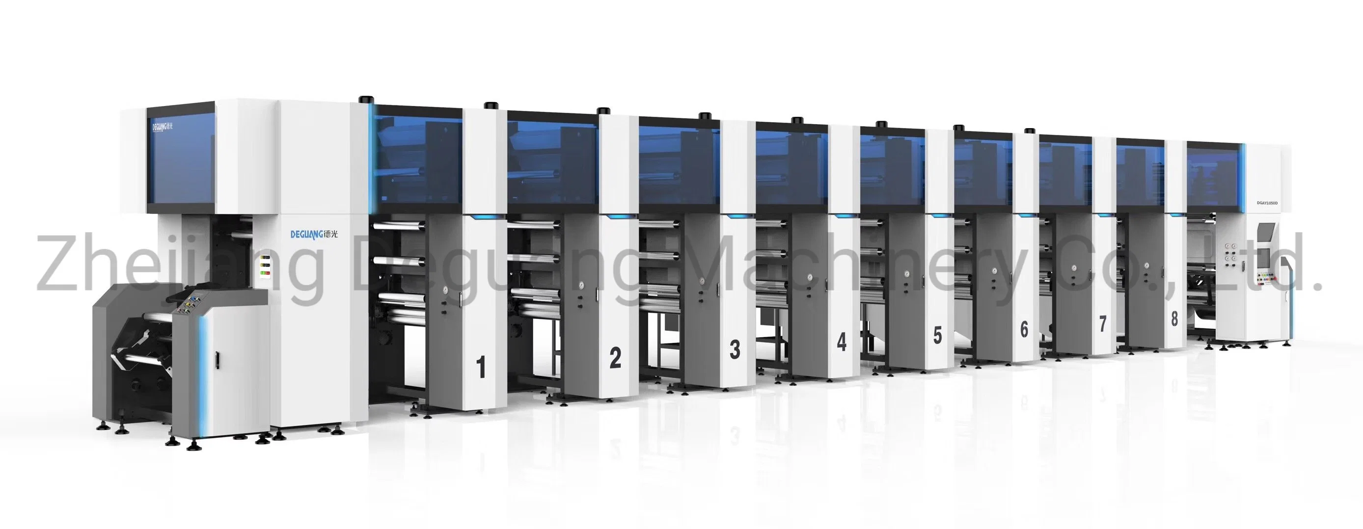 Future Mainstream Model Electronic Line Shaft (ELS) Rotogravure Printing Machine
