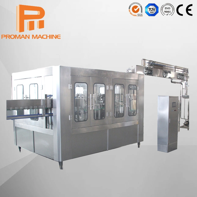 Glass Bottle Fruit Juice Mixing Filling Machine / Beverage Bottling Equipment / Production