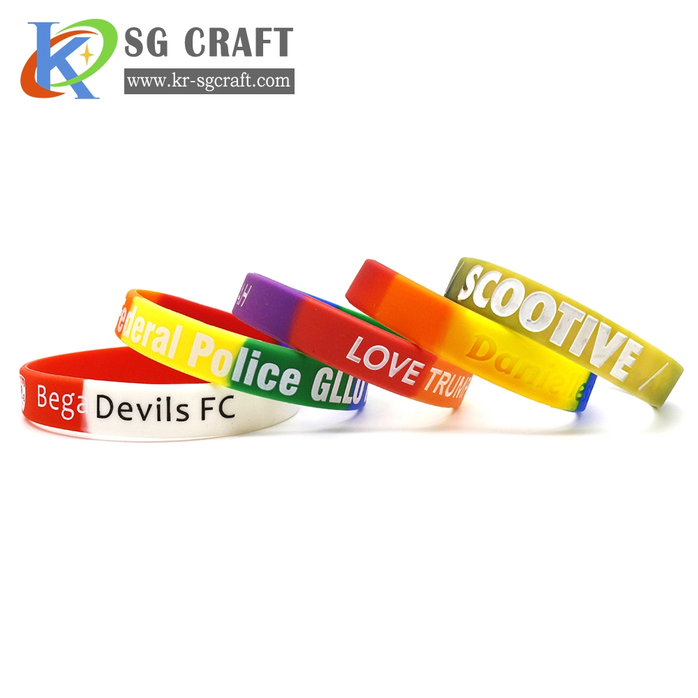 Werbeartikel Personalisierte Bunte Sport Silica Armband Personalisierte Silikon-Armband Minecraft Silikonarmband