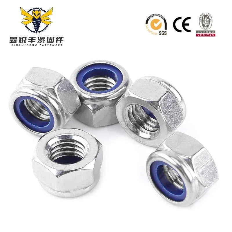 Wholesale/Supplier Stainless Steel Lock Nut M5 with Nylon Insert