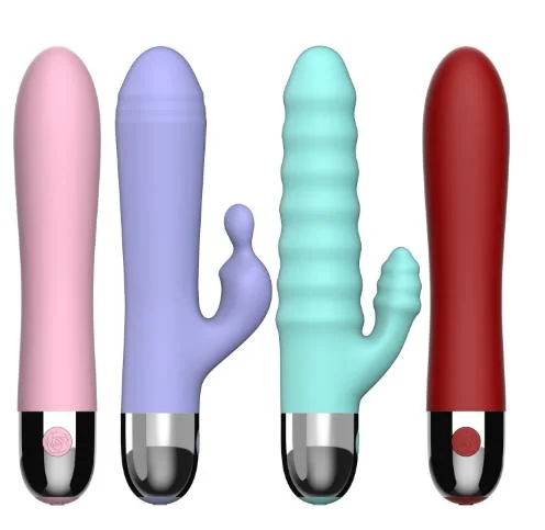 G-Spot Conejo Vibrador Vibrador femenino segunda marea verde