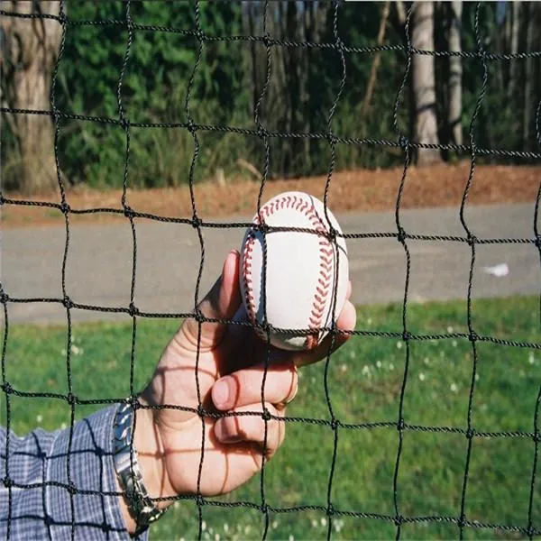 En PEHD vierge 100 % nouée Baseball Net pour cage de frappeurs