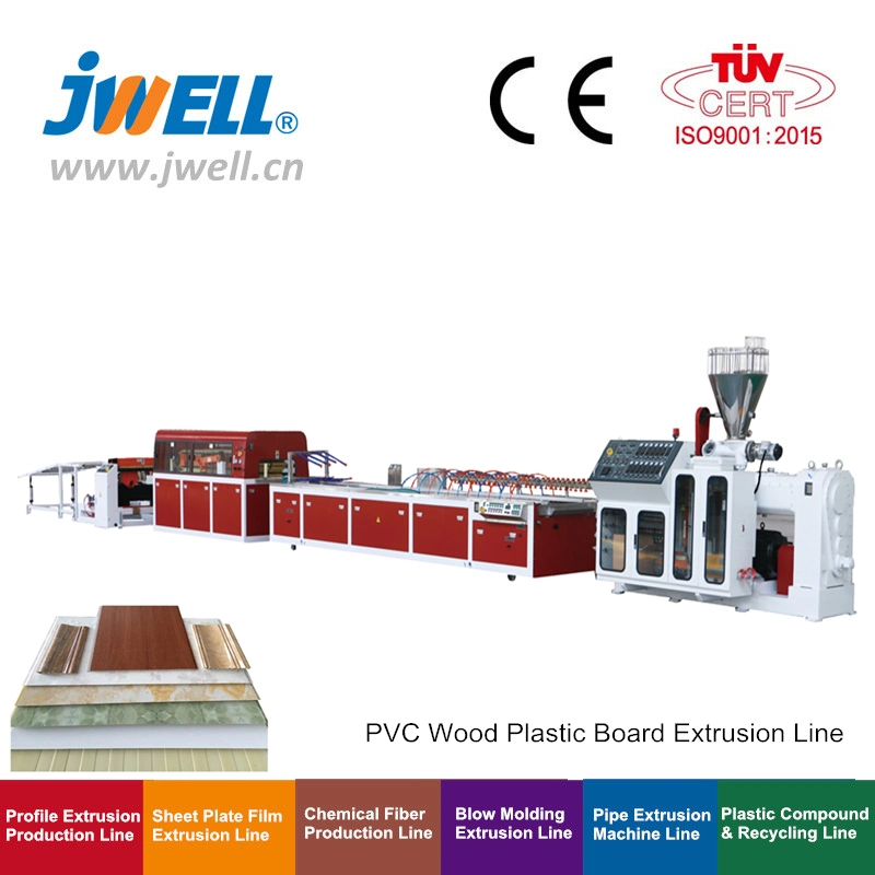 Jwell PE WPC Products Widely Used for Wood Tray/House/Guardrails/Floors/ Gardens Plastic Machine