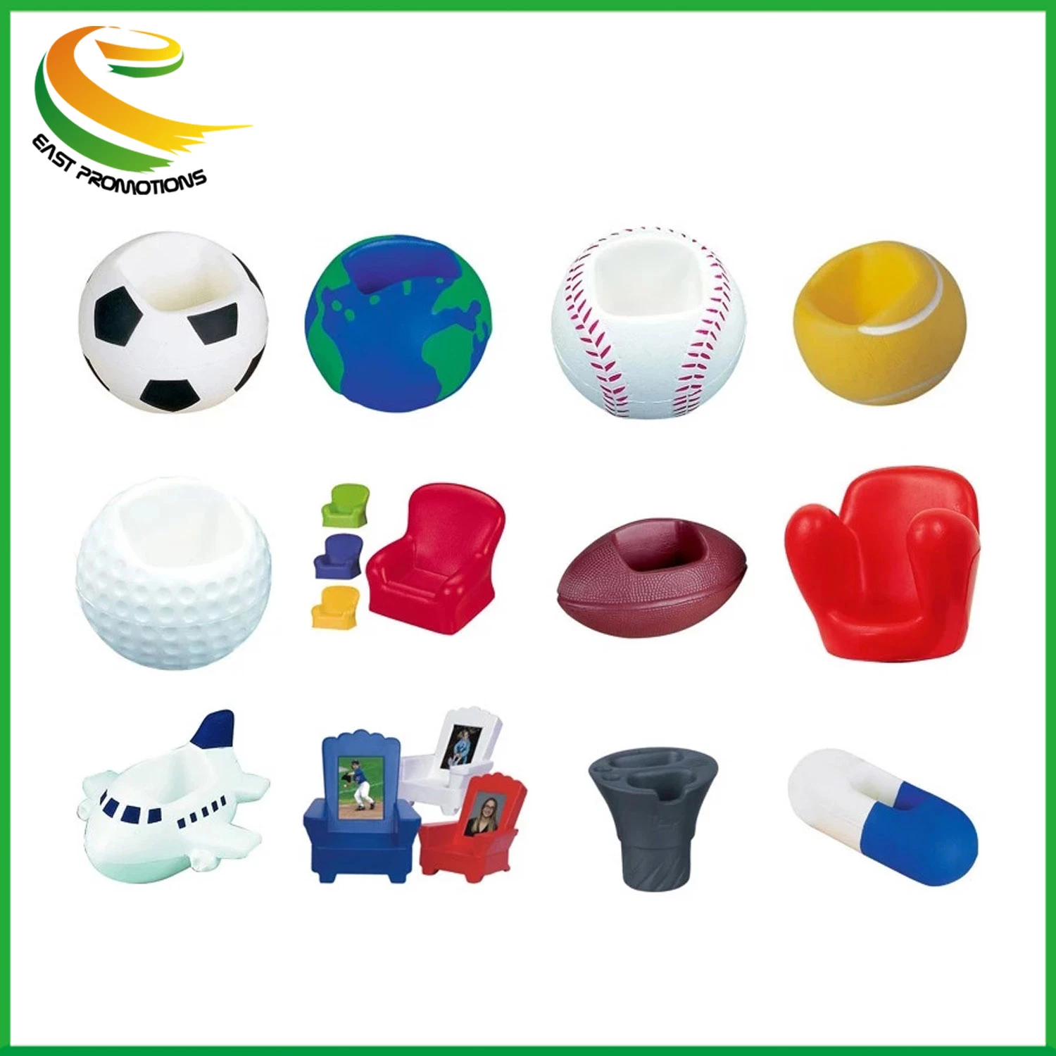 Colorful Stress Ball for Relief, Eco-Friendly Custom Print Logo PU Toy Stress Ball, Custom Print Logo Colorful PU Stress Ball