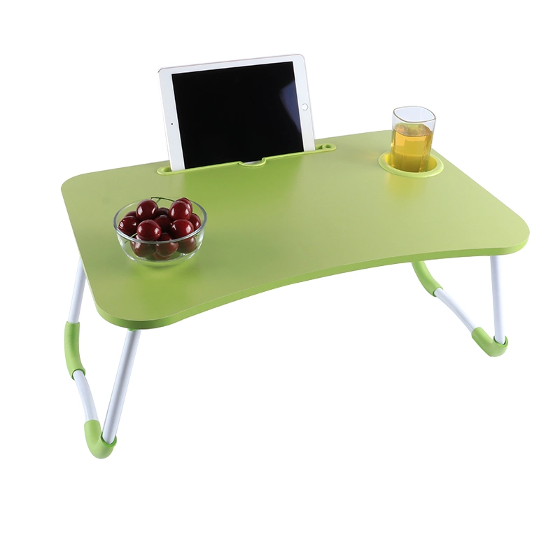 Adjustable Mobile Hospitable Folding Laptop Table for Leaning on Bed