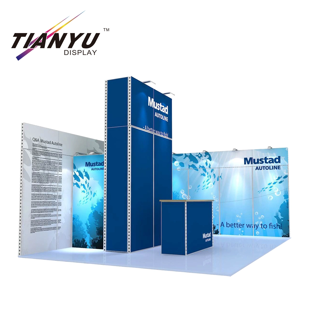 Free Design! 4X6m Aluminum Modular Standard Trade Show Exhibition Booth Display Stand