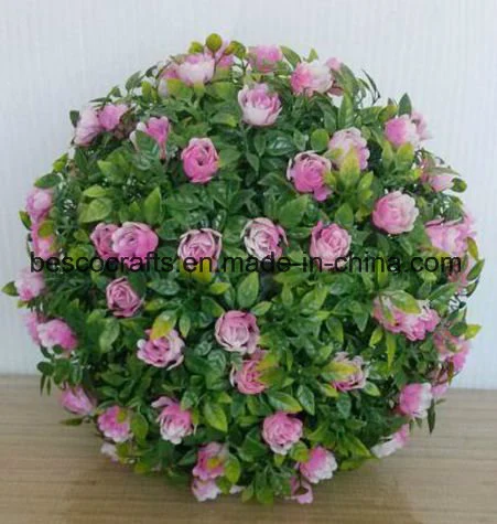 12 po Multi Color plastique artificielle Rose boule avec galvanisée Chaînes